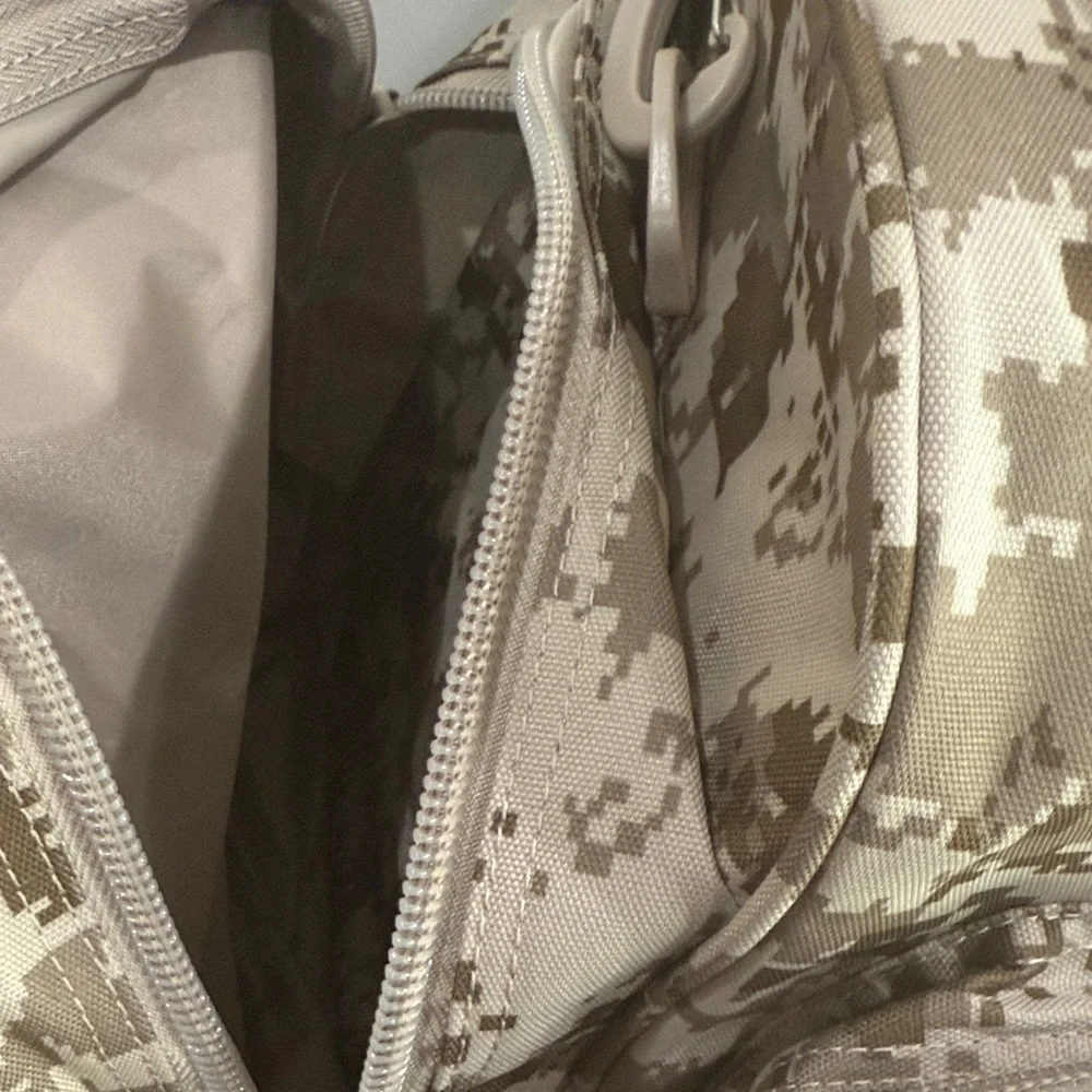 Highland Tactical - Desert Digi Camo Duffel Bag - Tan